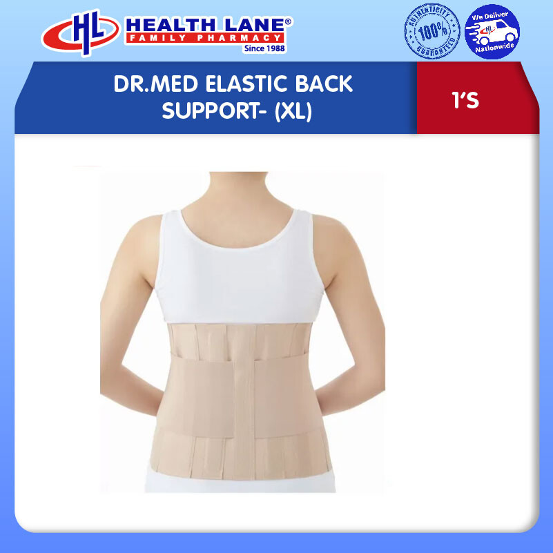 DR.MED ELASTIC BACK SUPPORT- (XL)